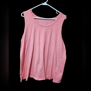 Maurices 24/7 Pink‎ Tank Top Size 1X